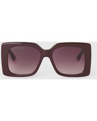 Stella McCartney - Oversized Square Gradient Sunglasses, One Size - Lyst