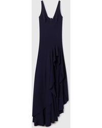Stella McCartney - Frill Slit Evening Gown - Lyst