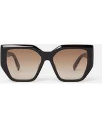 Stella McCartney - Chunky Square Cat-Eye Sunglasses - Lyst