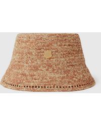 Stella McCartney - Logo Raffia Bucket Hat - Lyst