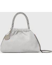 Stella McCartney - Falabella Mini Drawstring Bag With Airlite Chain - Lyst