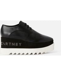 Stella McCartney - Elyse Logo Platforms - Lyst