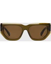 Stella McCartney - Logo Cat‐Eye Sunglasses - Lyst