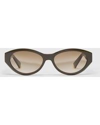 Stella McCartney - Logo Oval Sunglasses, One Size - Lyst