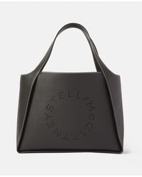 Stella McCartney - Logo Grainy Alter Mat Tote Bag - Lyst