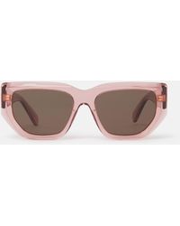 Stella McCartney - Logo Cat‐Eye Sunglasses, One Size - Lyst