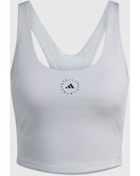 Stella McCartney - Truestrength Yoga Cropped Tank - Lyst