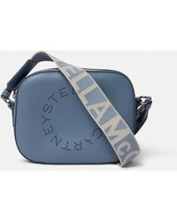 Stella McCartney - Logo Grainy Alter Mat Mini Camera Bag - Lyst