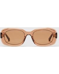 Stella McCartney - Chunky Oval Sunglasses - Lyst