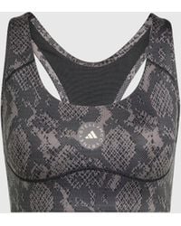 Stella McCartney - Truepurpose Power Impact Snake Print Training Bra - Lyst