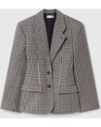 Stella McCartney - Checked Wool Jacket - Lyst