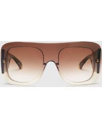Stella McCartney - Chunky Straight-edge Sunglasses - Lyst