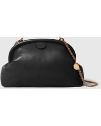 Stella McCartney - Falabella Padded Soft Clutch With Chain - Lyst