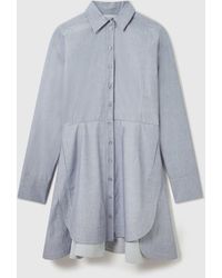Stella McCartney - Fitted Chambray Shirt Dress - Lyst