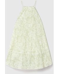 Stella McCartney - Daisy Print Halterneck Mini Dress - Lyst