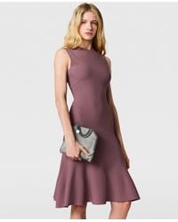 Stella McCartney - Compact Knit Peplum Dress - Lyst