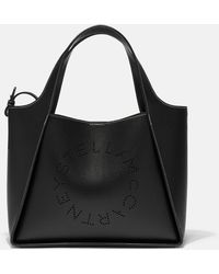 Stella McCartney - Logo Grainy Alter Mat Crossbody Bag - Lyst