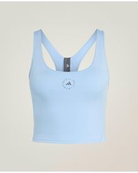 Stella McCartney - Truestrength Yoga Cropped Tank - Lyst