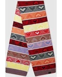 Stella McCartney - Heart Fair Isle Scarf - Lyst