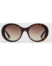 Stella McCartney - Oversized Round Gradient Sunglasses, One Size - Lyst