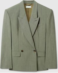 Stella McCartney - Tropical Double-Breasted Waisted Jacket - Lyst