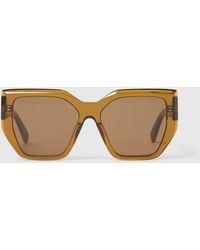 Stella McCartney - Chunky Square Cat-Eye Sunglasses - Lyst