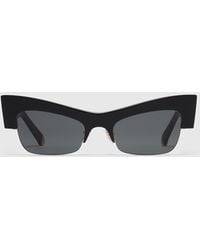 Stella McCartney - Medallion Geometric Sunglasses - Lyst
