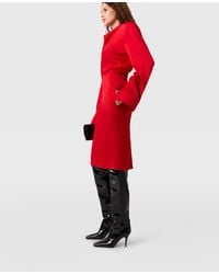 Stella McCartney - Midi Dress With Ring Neckline And Long Sleeves - Lyst