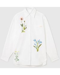 Stella McCartney - Floral Embroidered Shirt - Lyst