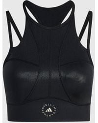 Stella McCartney - Truepurpose Training Micro Dot Bra - Lyst