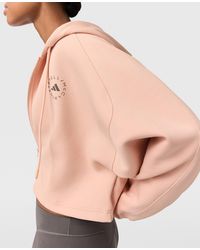 Stella McCartney - Logo Cropped Hoodie - Lyst