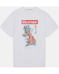 Stella McCartney - Weather Crystal Hotfix T-Shirt, , Pure - Lyst