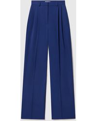 Stella McCartney - Pleated Wool Pants - Lyst