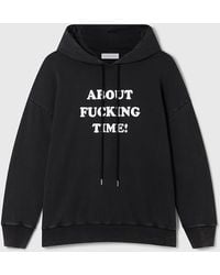 Stella McCartney - About Fucking Time! Hoodie - Lyst