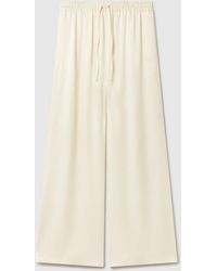Stella McCartney - Oversized Drawstring Satin Trousers - Lyst