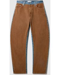 Stella McCartney - Corduroy Panel Curved Jeans - Lyst