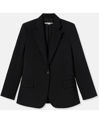 Stella McCartney - Wool Flannel Slim Fit Boyfriend Blazer - Lyst