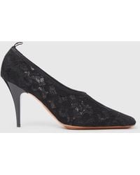 Stella McCartney - Square-toe Lace Stiletto Pumps - Lyst