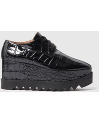 Stella McCartney - Limited-edition Elyse Crocodile Platforms - Lyst