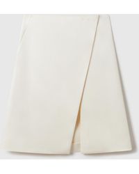 Stella McCartney - Tailored Satin Midi Skirt - Lyst