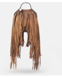 Stella McCartney - Limited Edition Alter-suede Fringe Falabella Tiny Tote Bag - Lyst