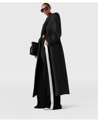 Stella McCartney - Double-Breasted Long Wool Coat - Lyst