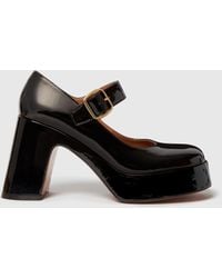 Stella McCartney - Patent Heeled Mary Janes - Lyst