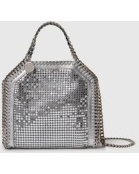 Stella McCartney - Falabella Chainmail Tiny Tote Bag - Lyst