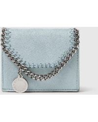 Stella McCartney - Falabella Trifold Wallet With Chain - Lyst