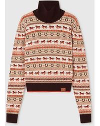 Stella McCartney - Fair Isle Wool Turtleneck - Lyst