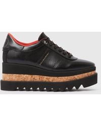 Stella McCartney - Sneak-Elyse Platform Lace-Up Sneakers - Lyst