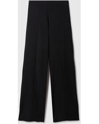 Stella McCartney - Compact Knit Straight-leg Trousers - Lyst