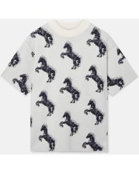 Stella McCartney - Pixel Horse Jacquard T-shirt - Lyst