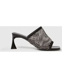 Stella McCartney - Crystal Mesh Mules - Lyst